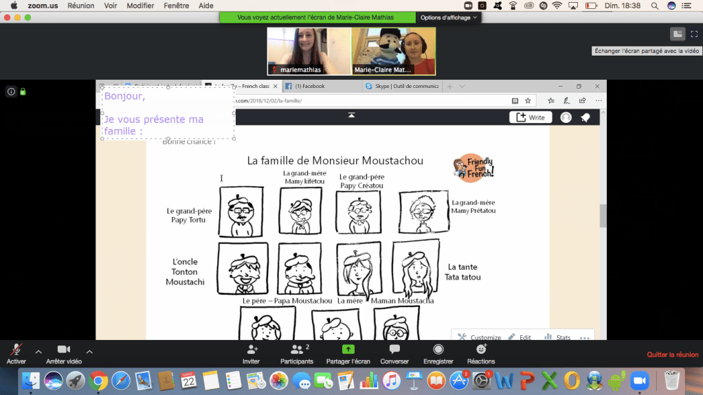 zoom French lessons